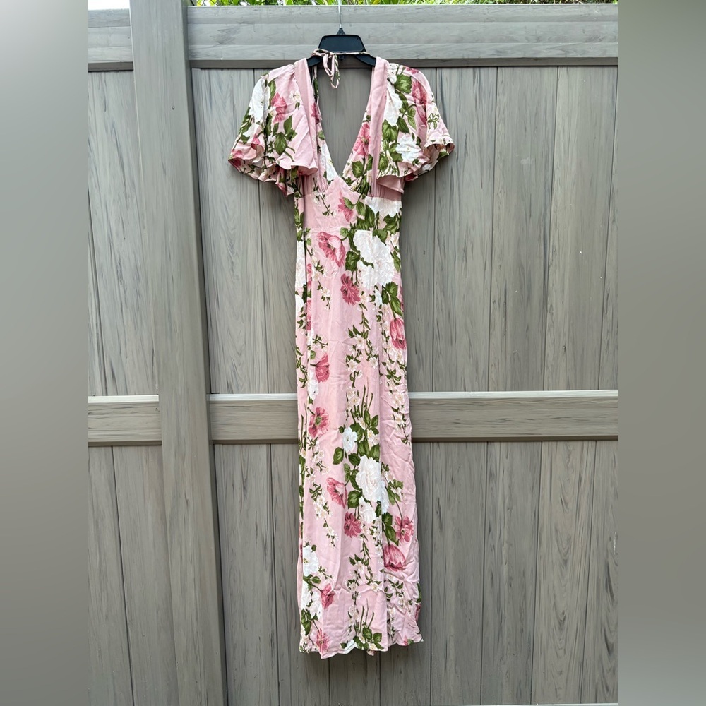 ❌SOLD❌Reformation Shayla Dress Rose Garden - Picture 7 of 12